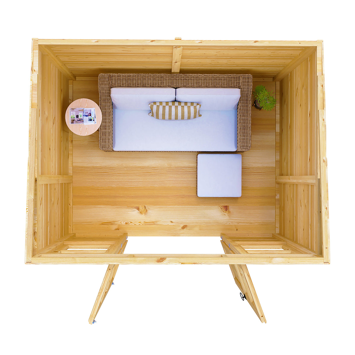 Haddon Pent Summerhouse | 7 x 5 Shiplap Timber Summerhouse