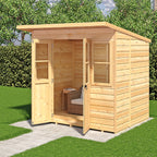 Haddon Pent Summerhouse | 7 x 5 Shiplap Timber Summerhouse