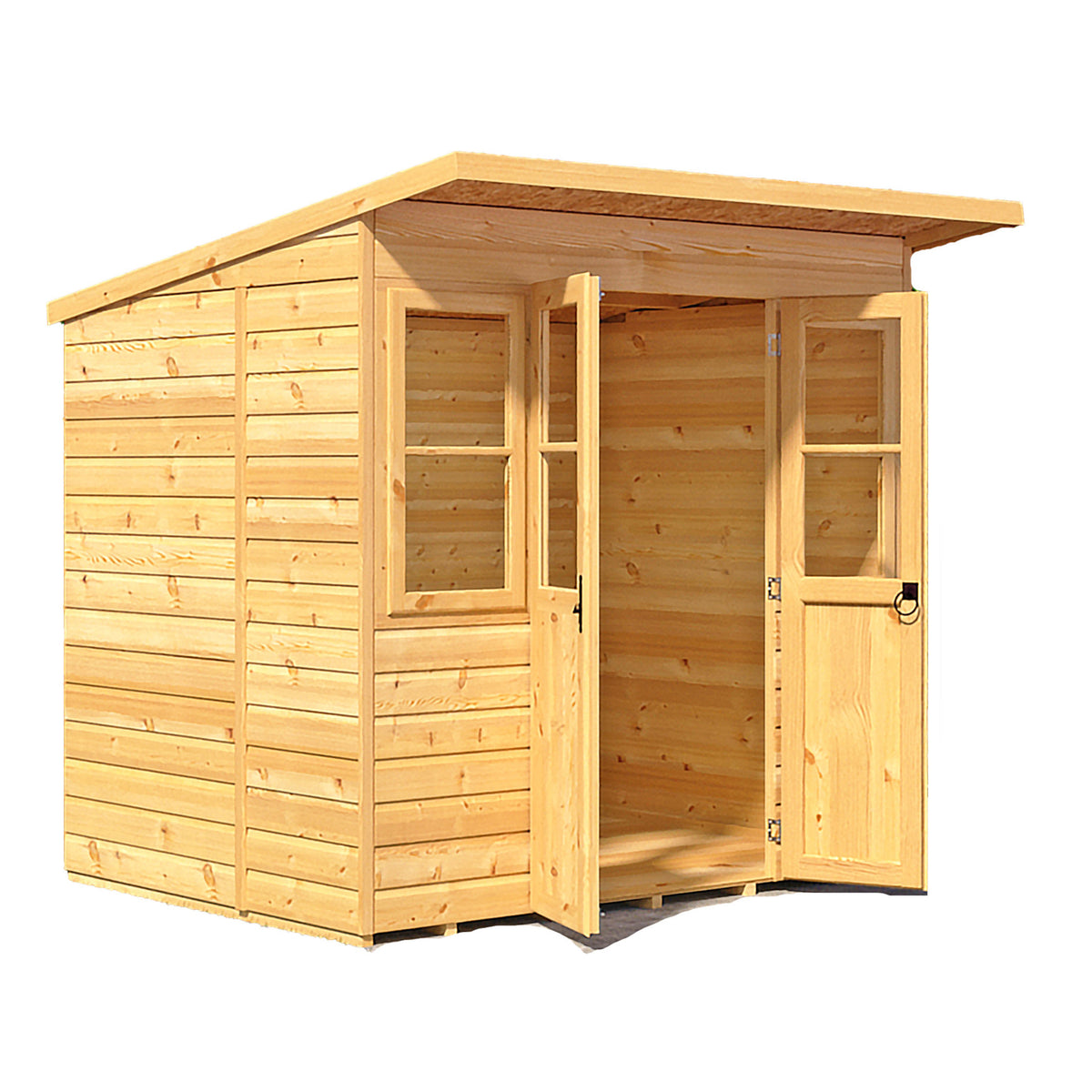 Haddon Pent Summerhouse | 7 x 5 Shiplap Timber Summerhouse