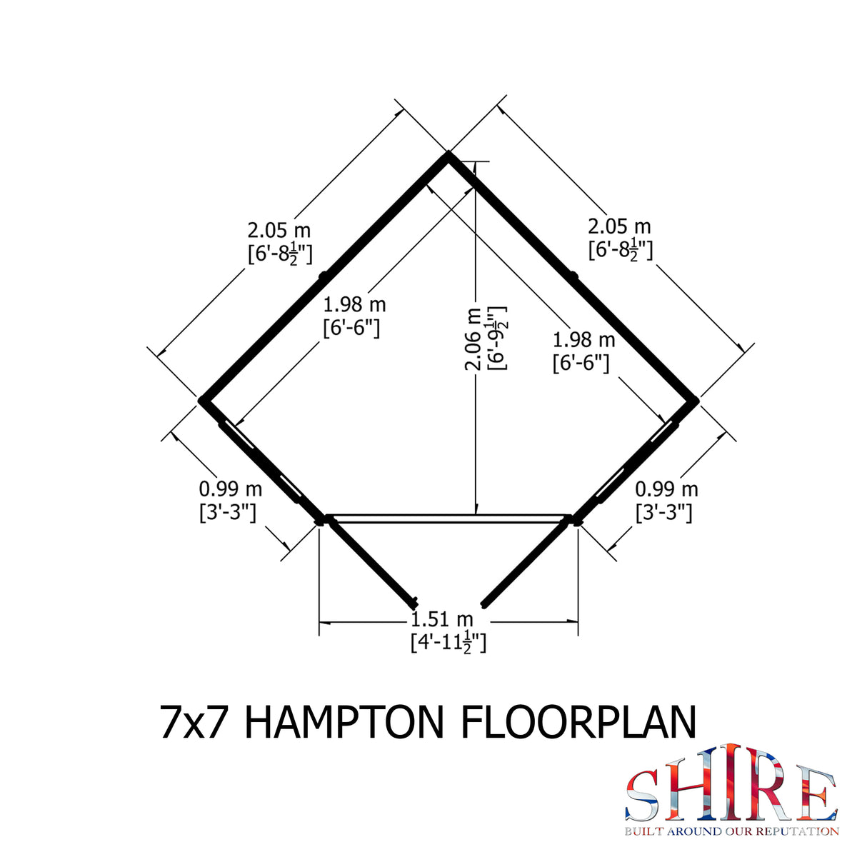 Hampton Summerhouse | Shiplap Timber Summerhouse