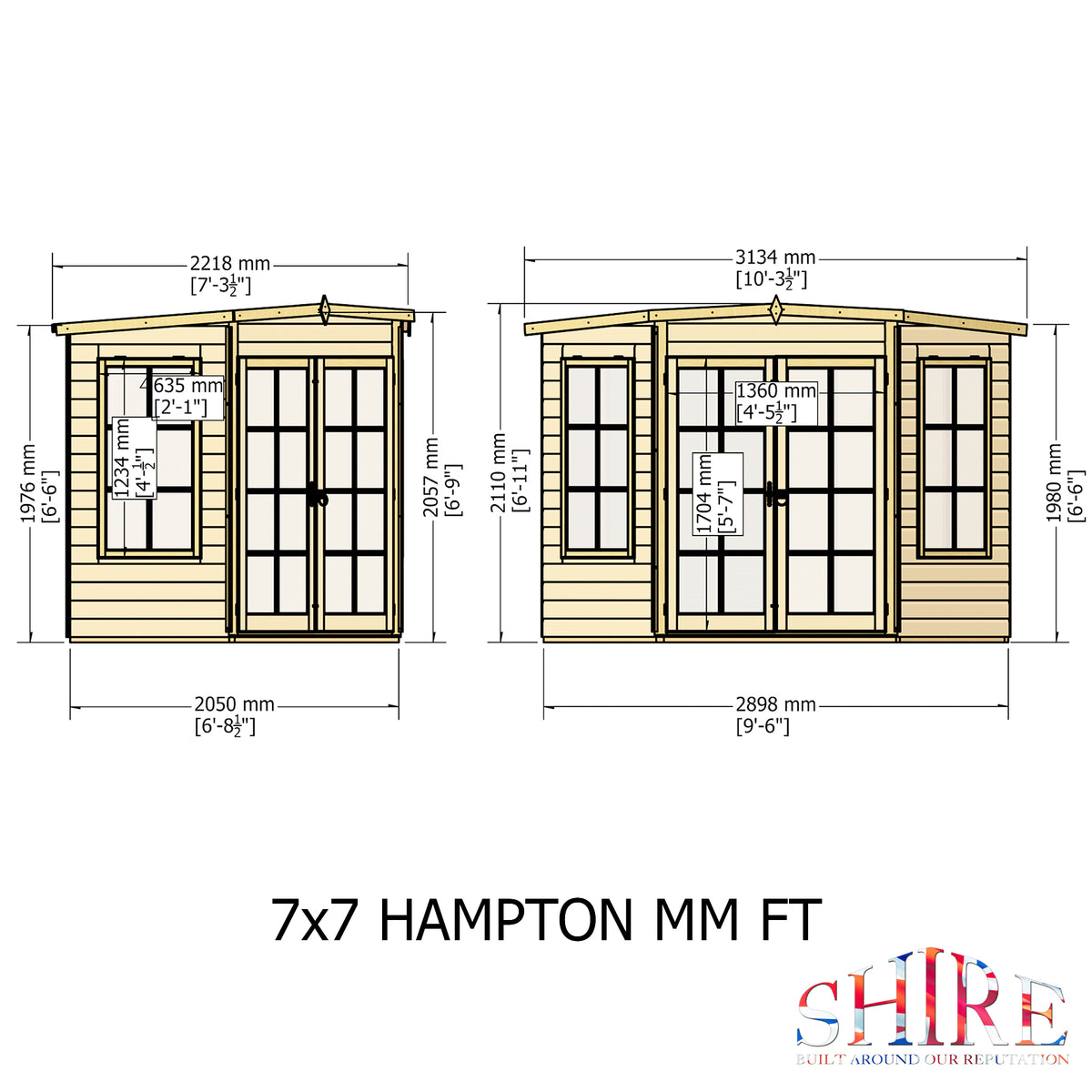 Hampton Summerhouse | Shiplap Timber Summerhouse