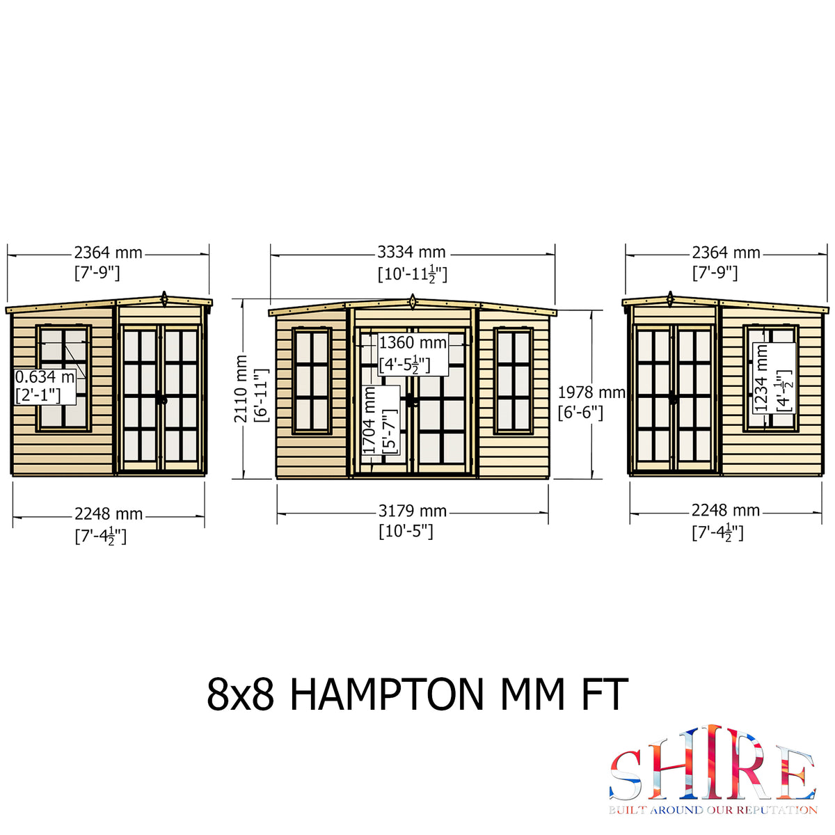 Hampton Summerhouse | Shiplap Timber Summerhouse