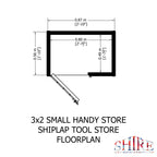 Handy Store Shiplap Garden Storage | Timber Garden Storage