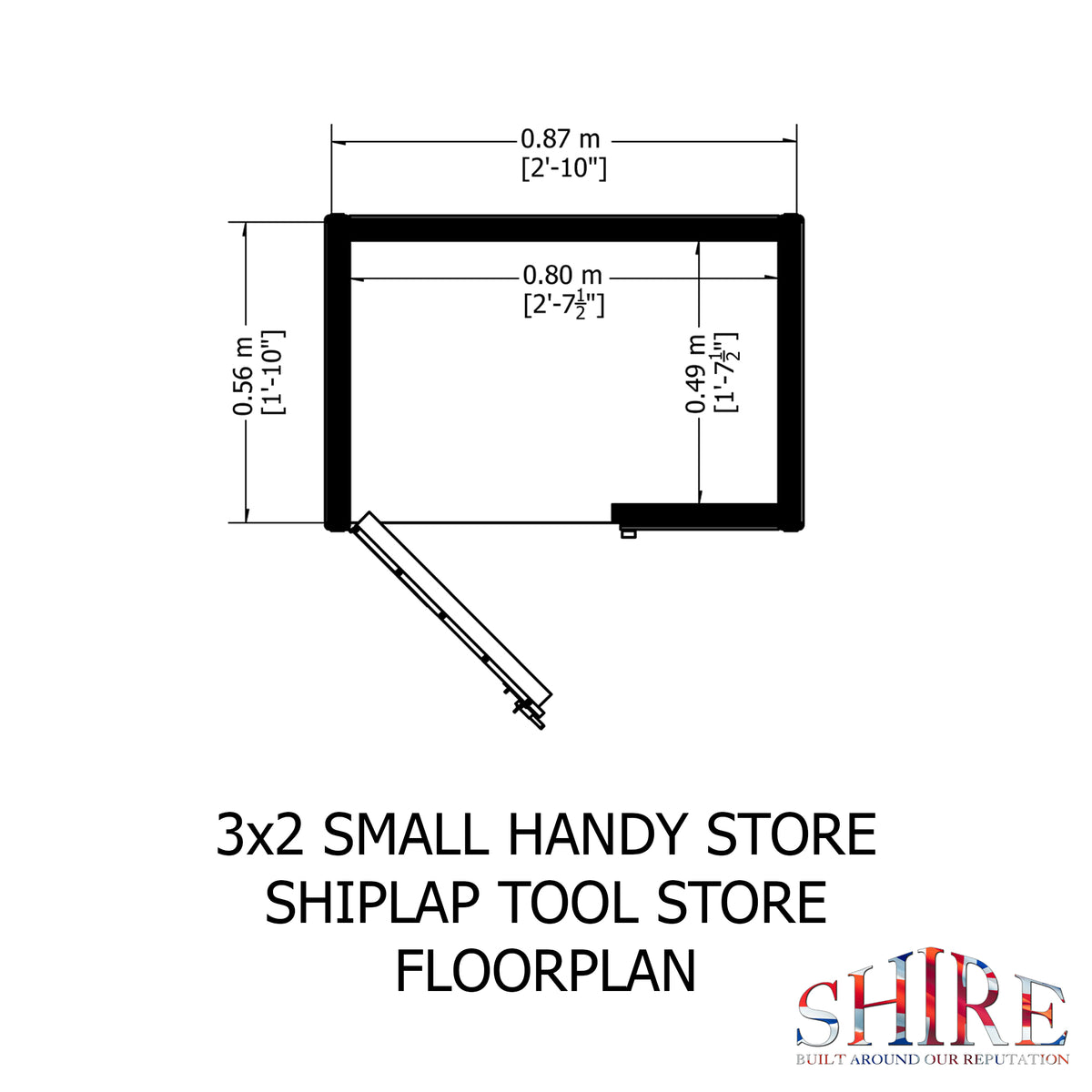 Handy Store Shiplap Garden Storage | Timber Garden Storage