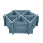 Hexagonal Planter | Shire 6-Section Pressure Treated Timber Feature Planter