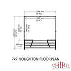 Houghton Summerhouse | 7 x 7 Shiplap Timber Summerhouse