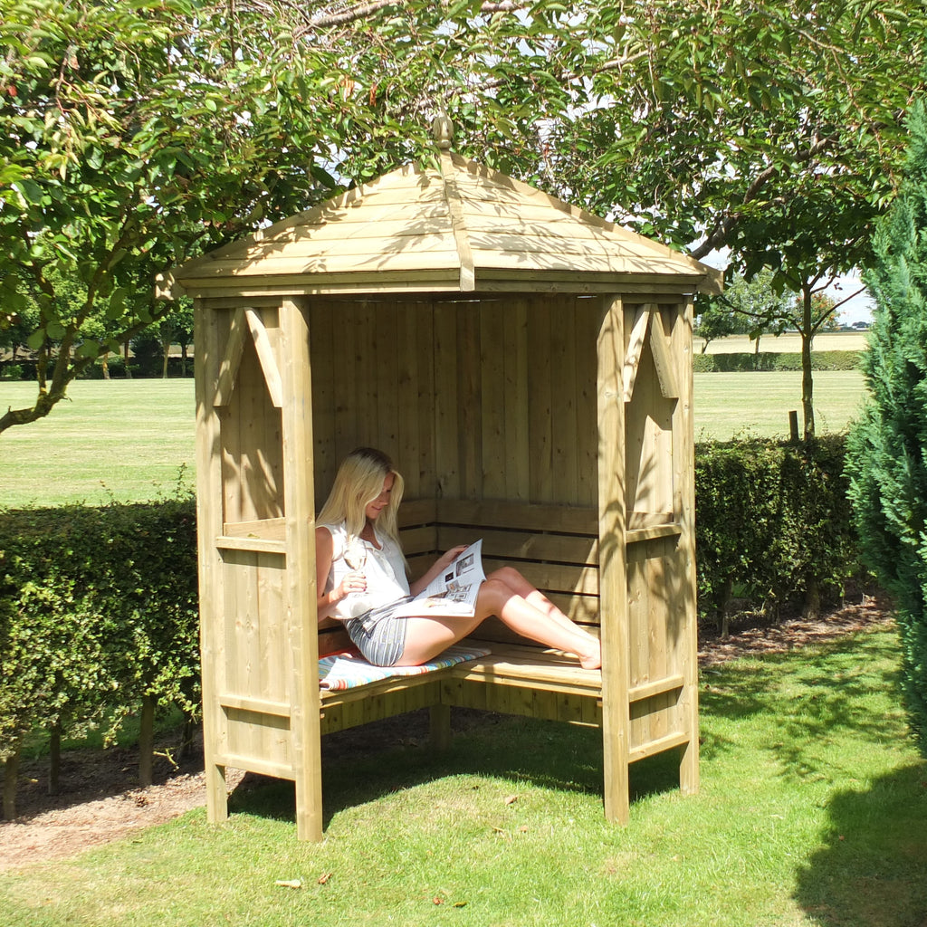 Honeysuckle Corner Arbour | 4x4 Pressure Treated Timber Corner Arbour