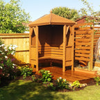 Honeysuckle Corner Arbour | 4x4 Pressure Treated Timber Corner Arbour