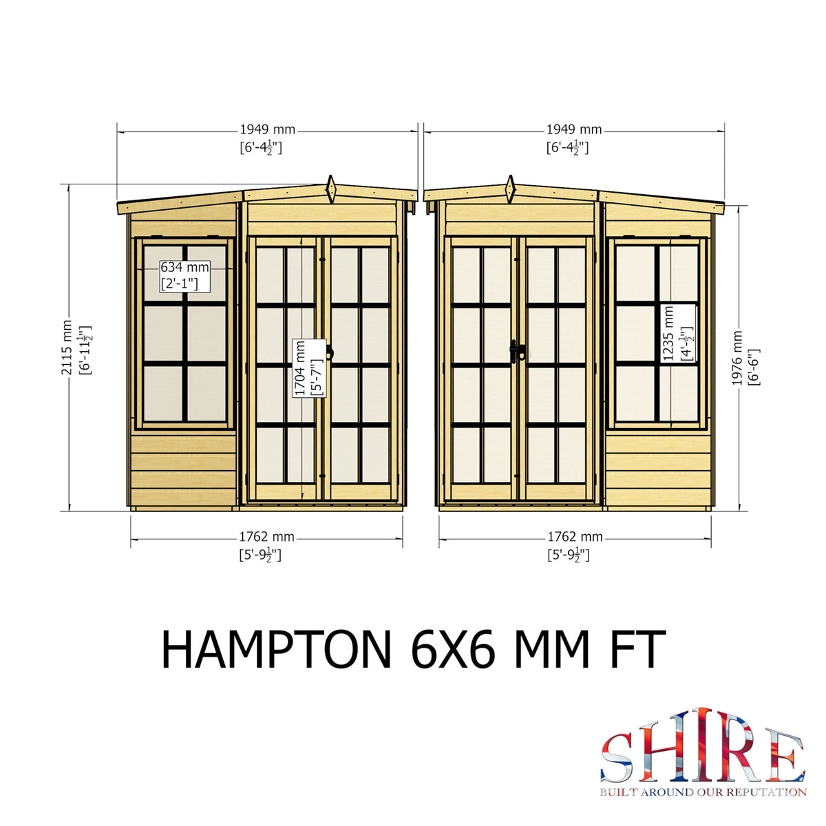 Hampton Summerhouse | Shiplap Timber Summerhouse