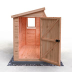 Iceni Potting Shed Style A Loglap | Shire 8x6 and 8x8 Timber Potting Shed with Bench