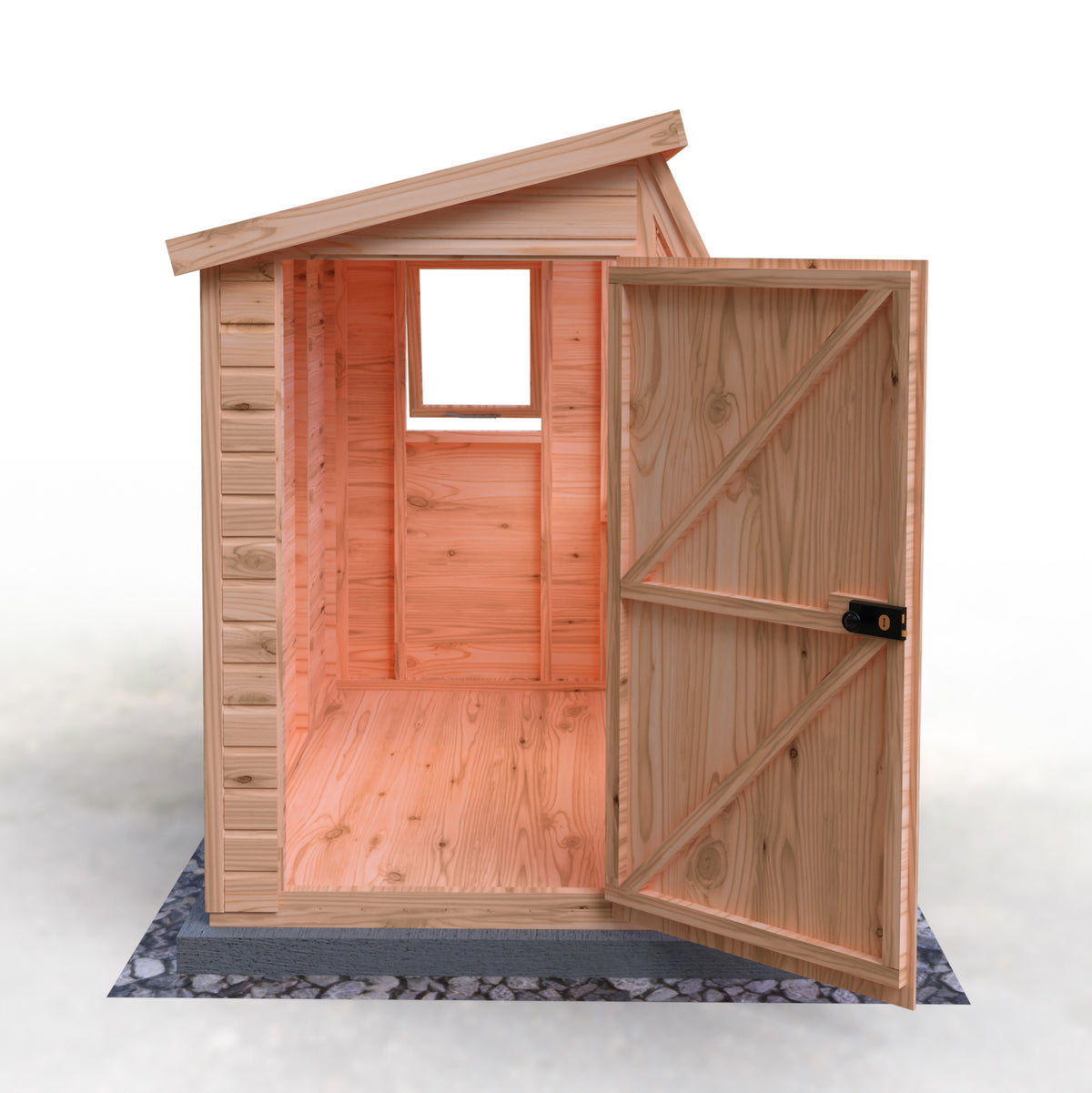 Iceni Potting Shed Style A Loglap | Shire 8x6 and 8x8 Timber Potting Shed with Bench