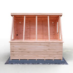 Iceni Potting Shed Style A Loglap | Shire 8x6 and 8x8 Timber Potting Shed with Bench