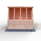 Iceni Potting Shed Style A | Shire 8x8 Shiplap Timber Potting Shed with Bench