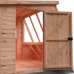 Iceni Potting Shed Style A | Shire 8x8 Shiplap Timber Potting Shed with Bench