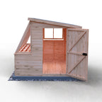 Iceni Potting Shed Style B | Shire 8x8 Shiplap Timber Potting Shed with Bench