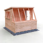 Iceni Potting Shed Style B | Shire 8x8 Shiplap Timber Potting Shed with Bench