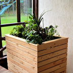 Irena Larch Planter | Shire 3x2.5 Raised Timber Garden Planter
