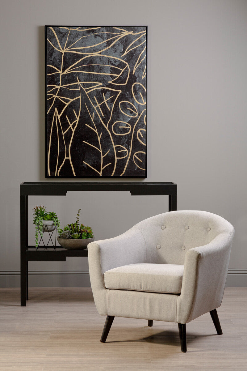 Osaka Console Table | Black 2 Tier Console Table