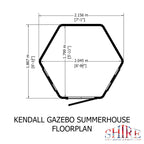 Kendall Summerhouse 6x6 – Shire timber summerhouse
