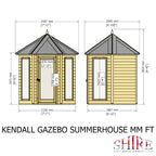 Kendall Summerhouse 6x6 – Shire timber summerhouse
