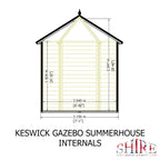 Keswick Summerhouse 6x6 – Shire timber summerhouse