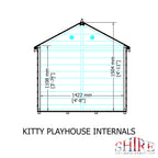 Kitty Playhouse | 5x4 Shiplap Timber Playhouse