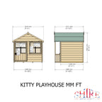 Kitty Playhouse | 5x4 Shiplap Timber Playhouse