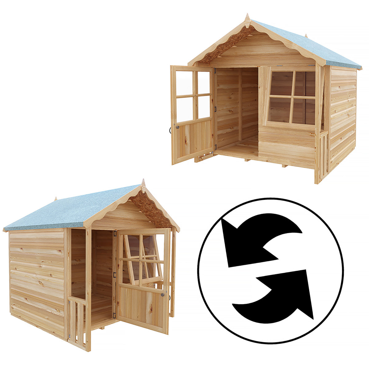 Kitty Playhouse | 5x4 Shiplap Timber Playhouse