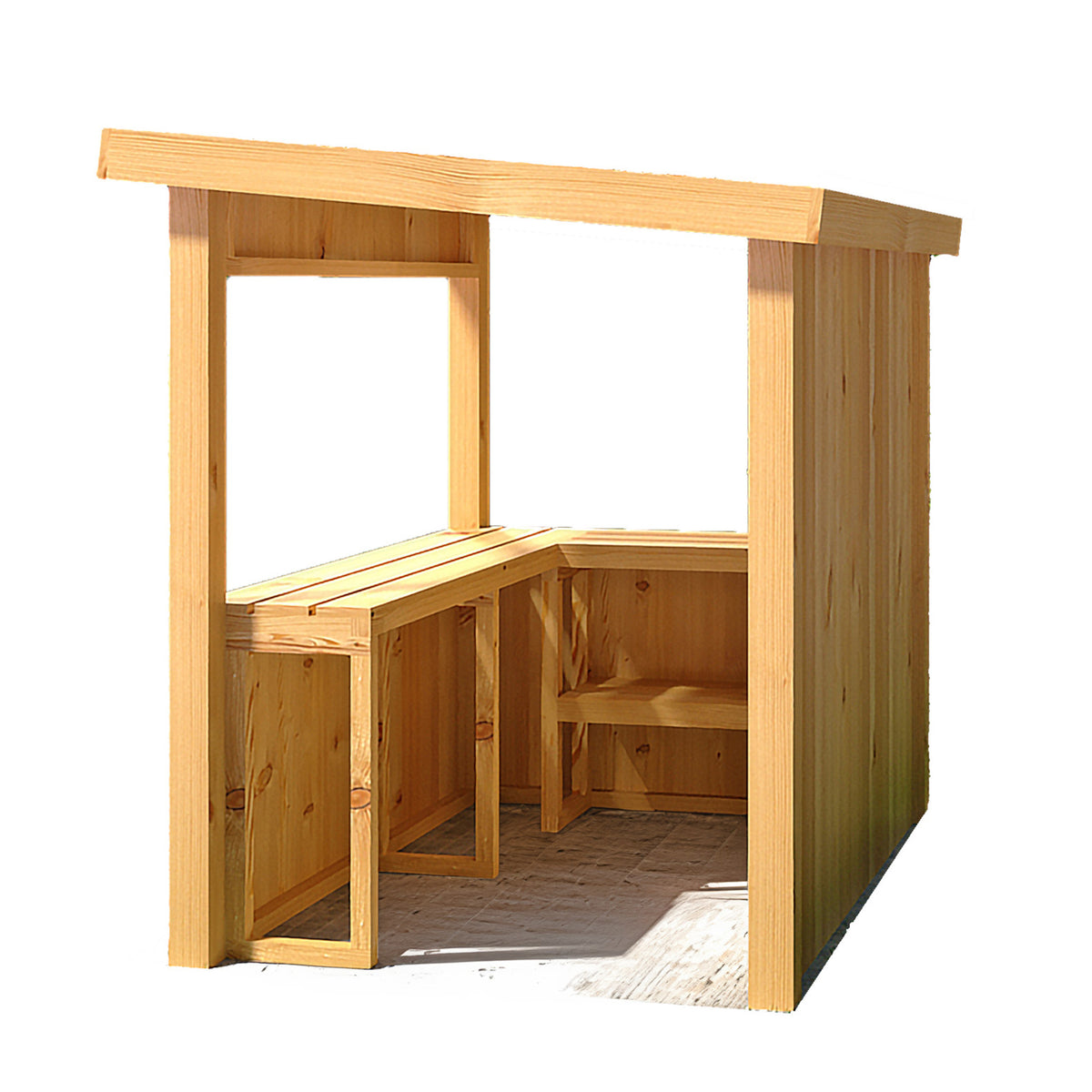 Little Shopper Playhouse | 3x5 Shiplap Timber Playhouse