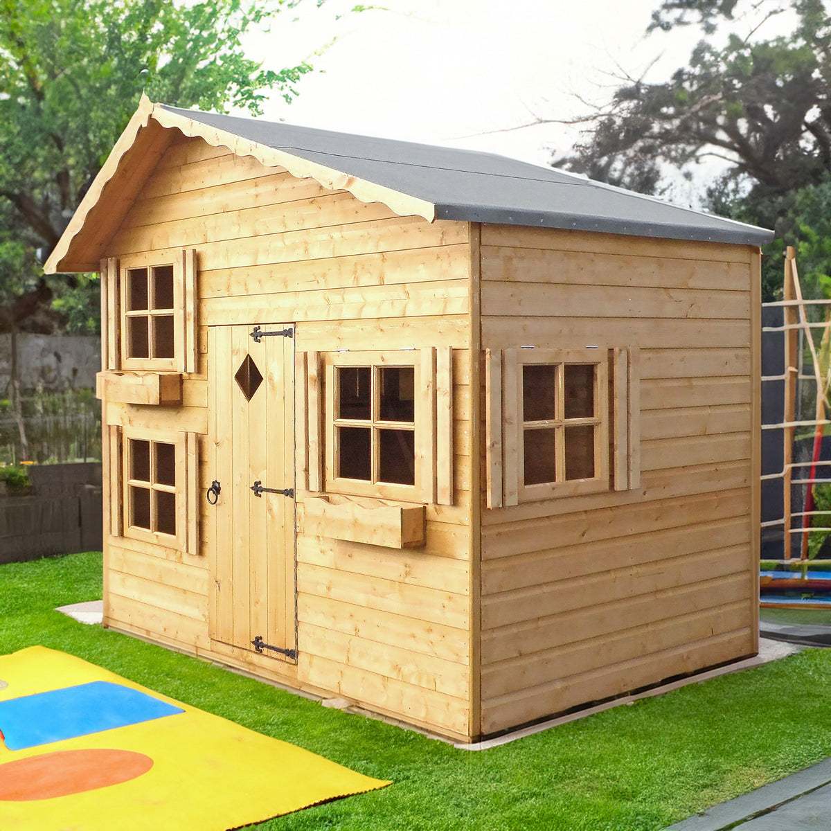 Loft Playhouse | 8x6 Shiplap Timber Playhouse