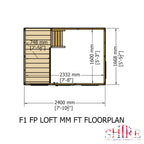 Loft Playhouse | 8x6 Shiplap Timber Playhouse
