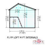 Loft Playhouse | 8x6 Shiplap Timber Playhouse