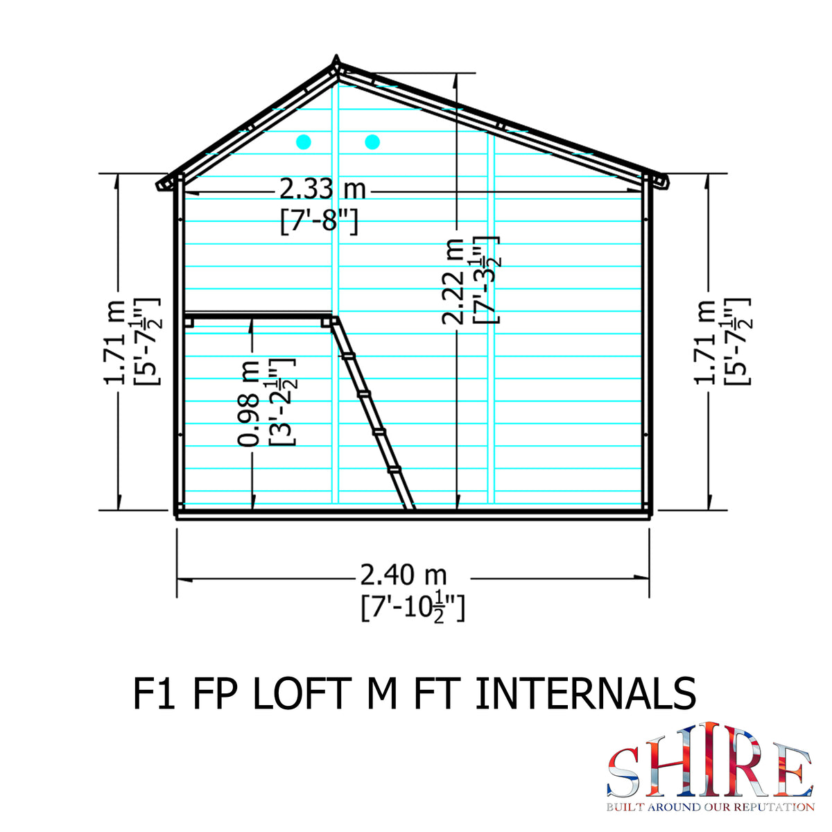 Loft Playhouse | 8x6 Shiplap Timber Playhouse