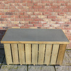 Log Box Sawn Garden Storage | Timber Log Store