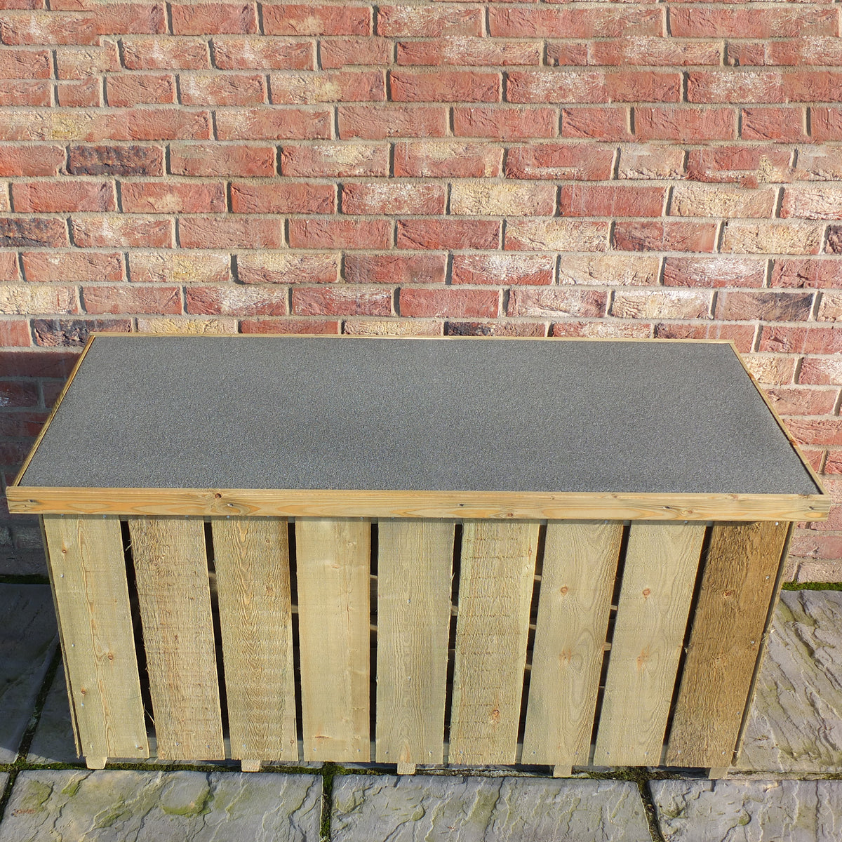 Log Box Sawn Garden Storage | Timber Log Store