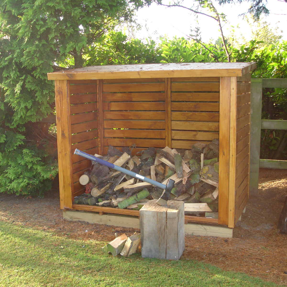 Large Heavy Duty Log Store | 6x3 Pressure Treated Timber Log Store