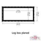 Log Box Planed | Pressure Treated Timber Log Box
