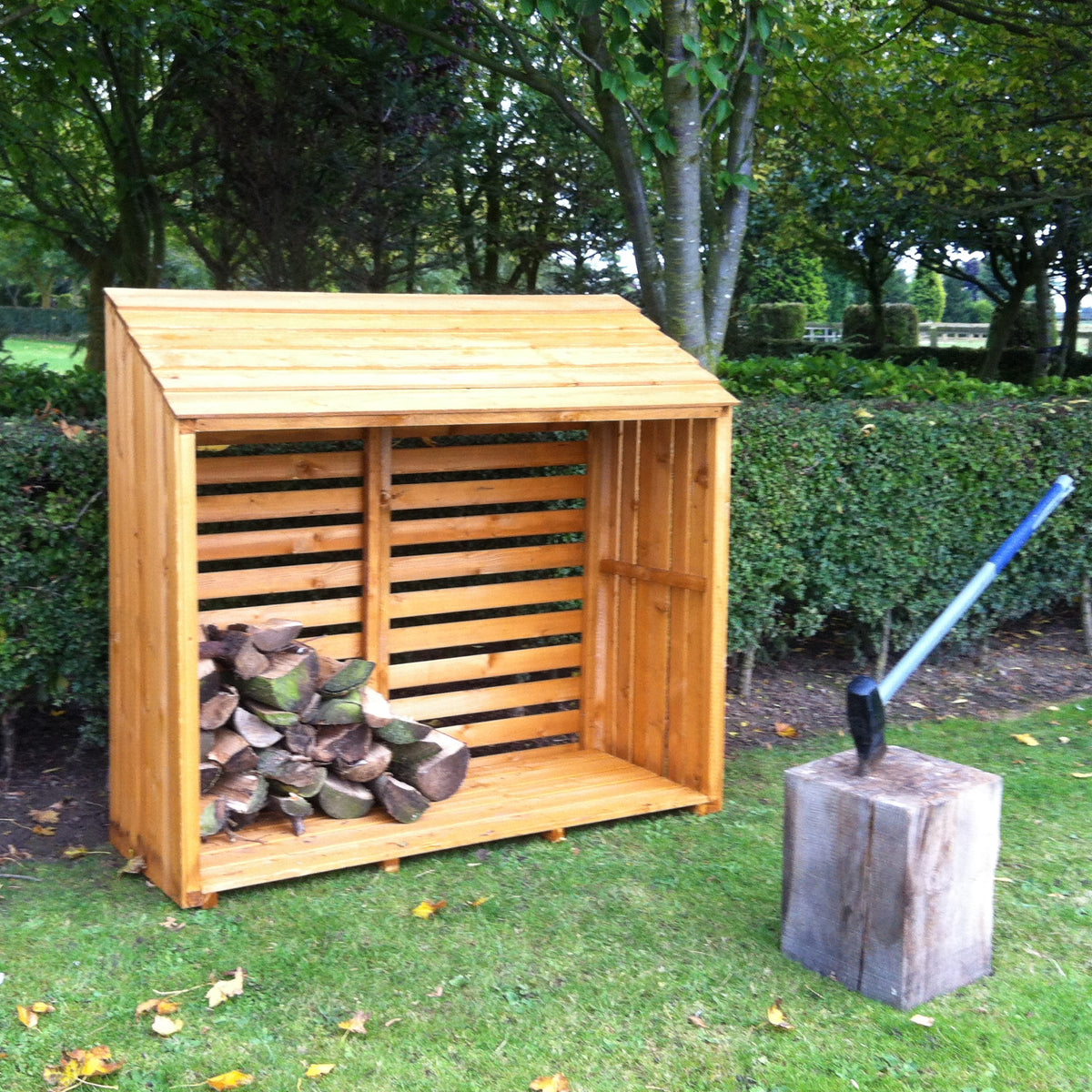 Small Log Store | 5x2 Pressure Treated Timber Log Store