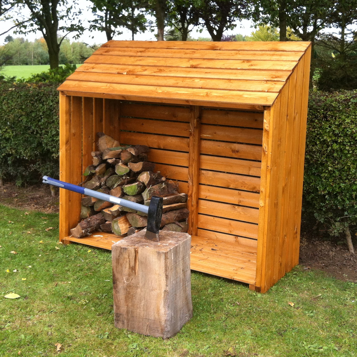 Small Log Store | 5x2 Pressure Treated Timber Log Store