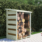 Large Log Store | Pressure Treated Timber Pent Log Store