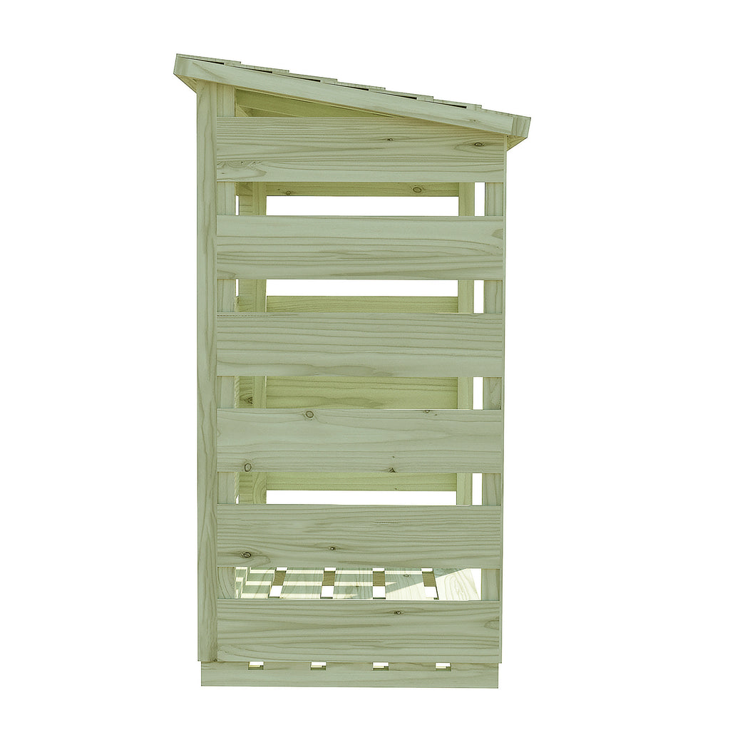 Large Log Store | Pressure Treated Timber Pent Log Store