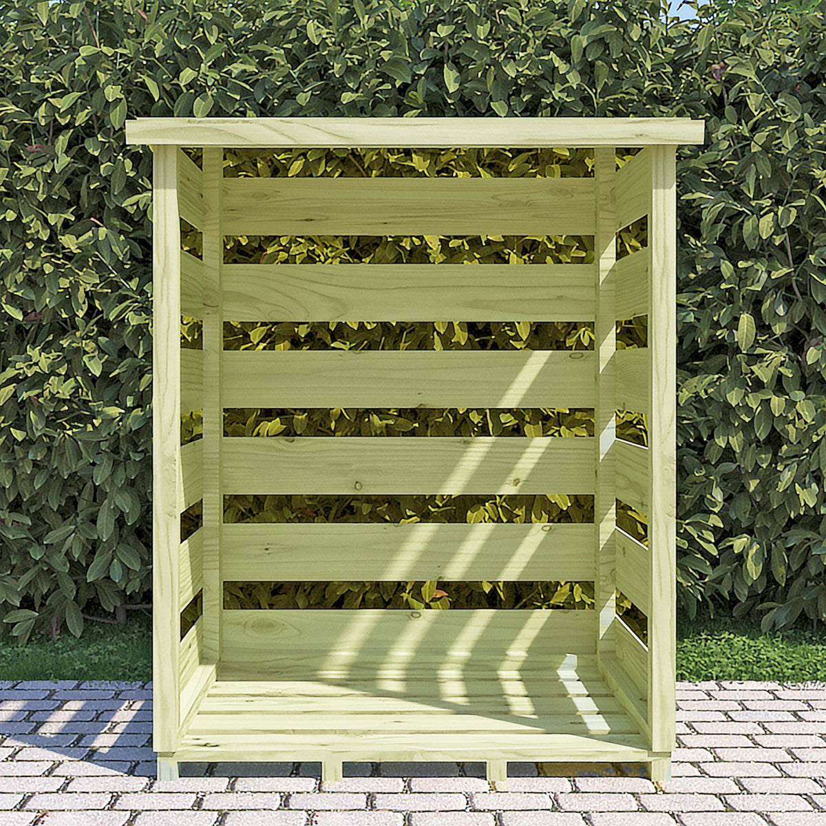 Large Log Store | Pressure Treated Timber Pent Log Store