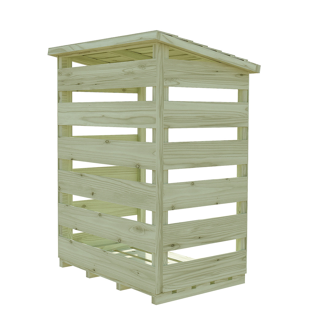 Large Log Store | Pressure Treated Timber Pent Log Store