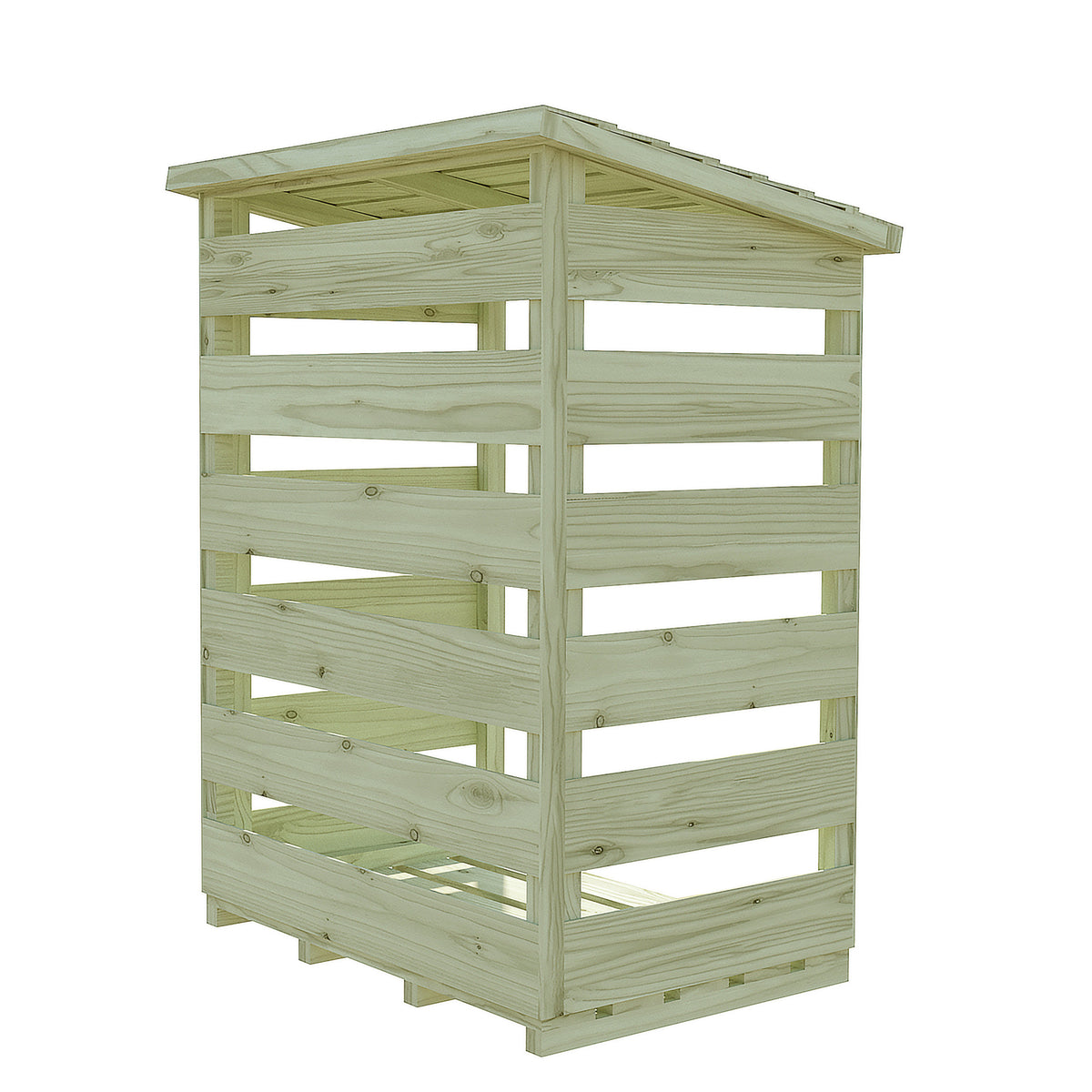 Large Log Store | Pressure Treated Timber Pent Log Store
