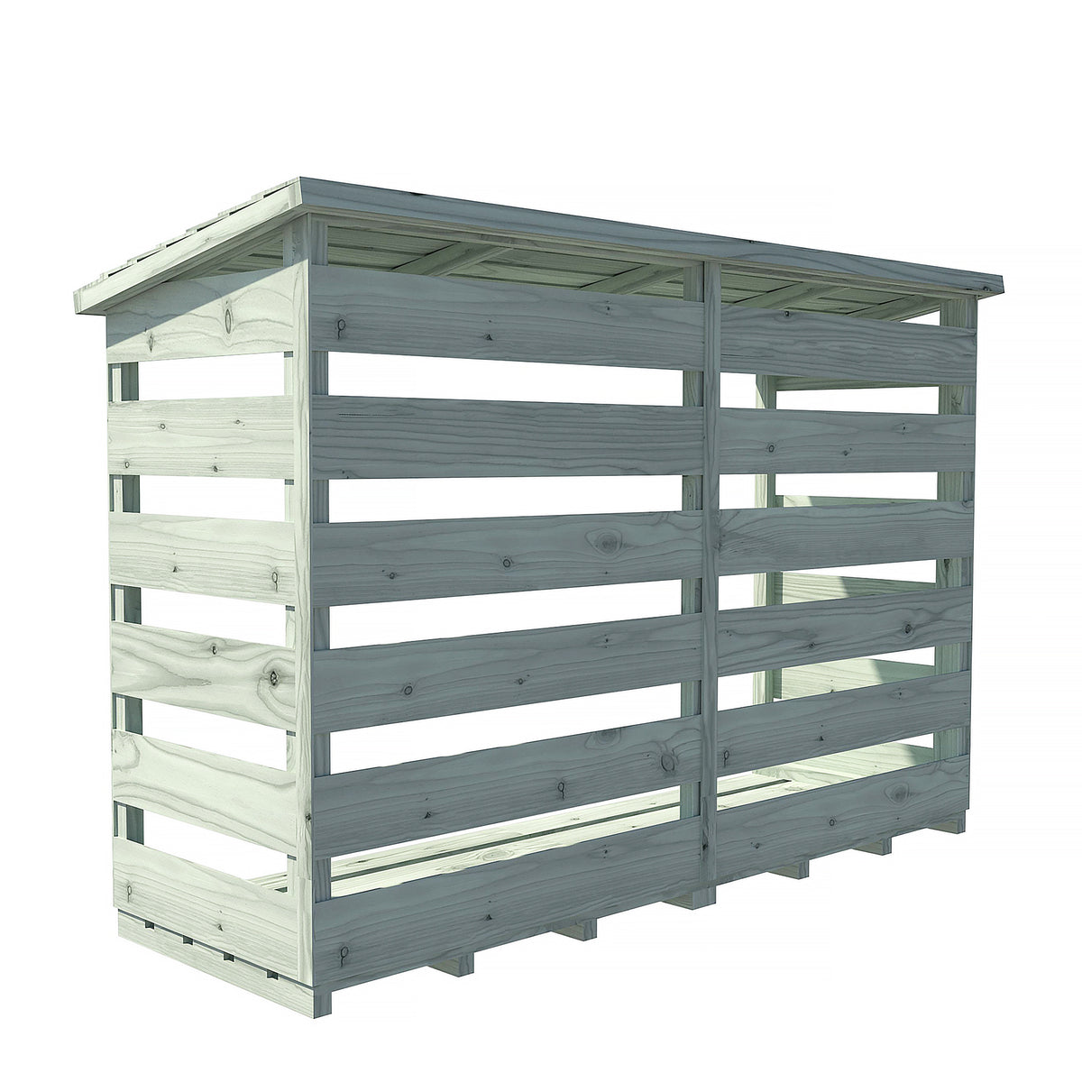 Large Log Store | Pressure Treated Timber Pent Log Store