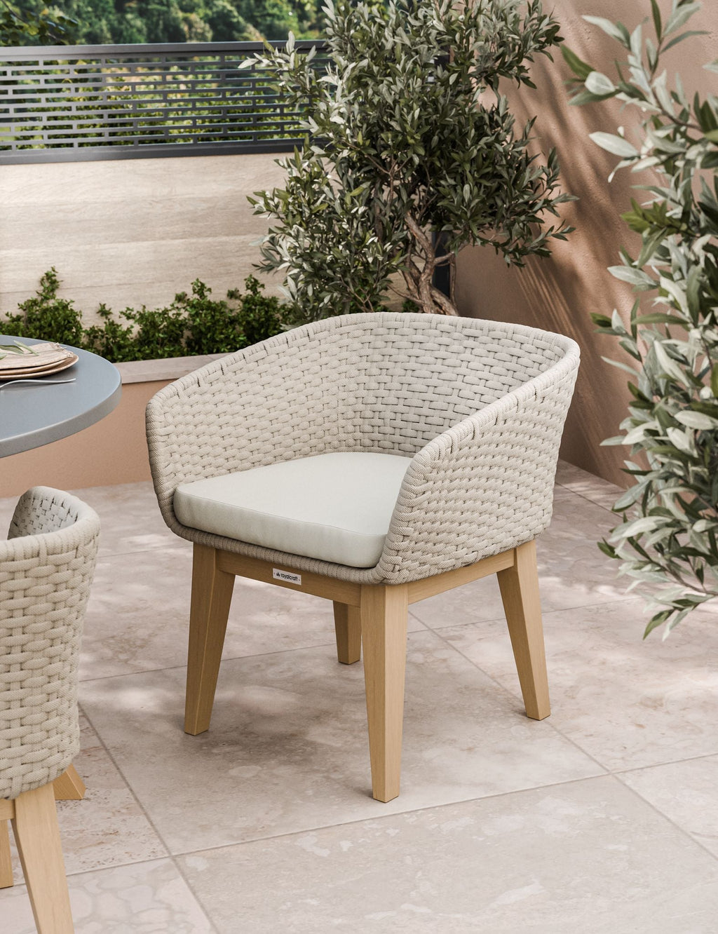 Royalcraft Eden Dusk Garden Dining Chair Set of 2 in FSC acacia