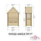Mimosa Garden Arbour | Pressure Treated Timber Garden Arbour