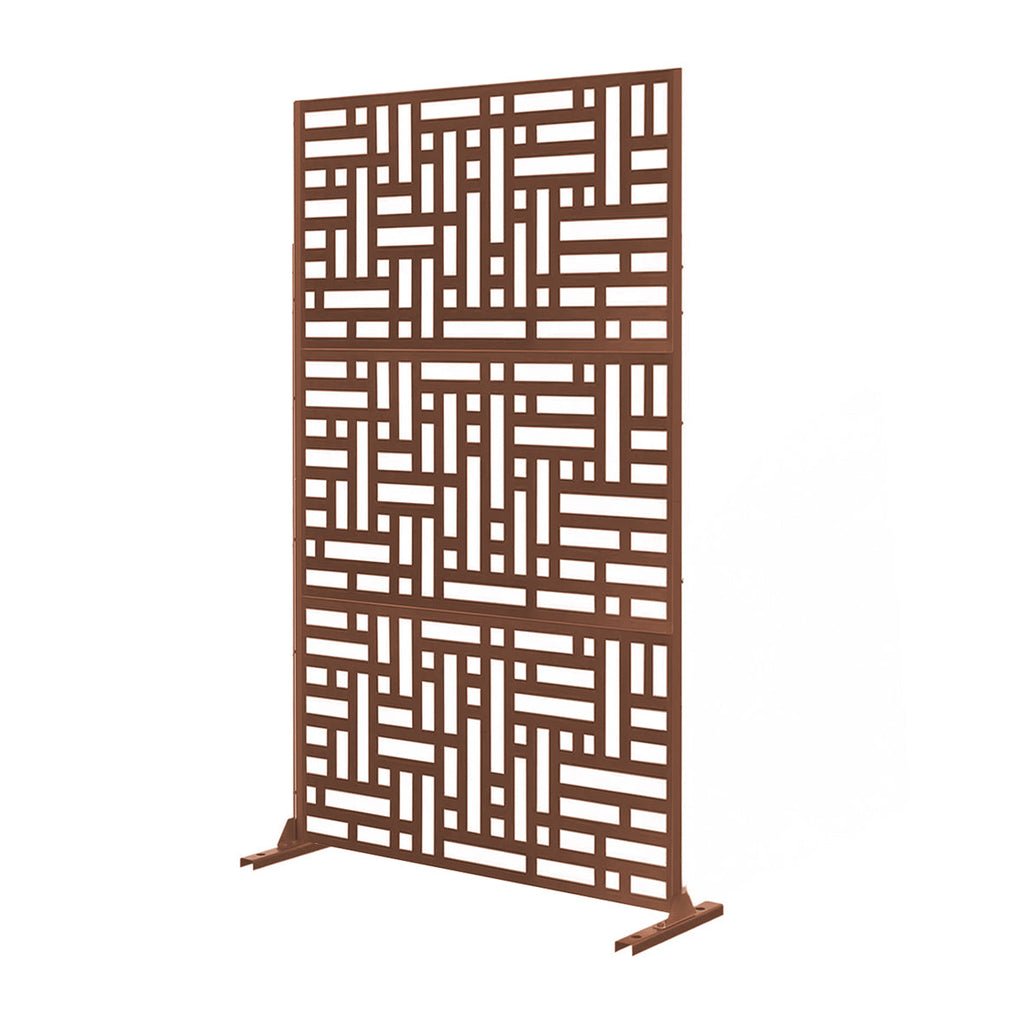 Metal Indoor/Outdoor Privacy Screen 90cm x 180cm - Maze
