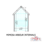 Mimosa Garden Arbour | Pressure Treated Timber Garden Arbour