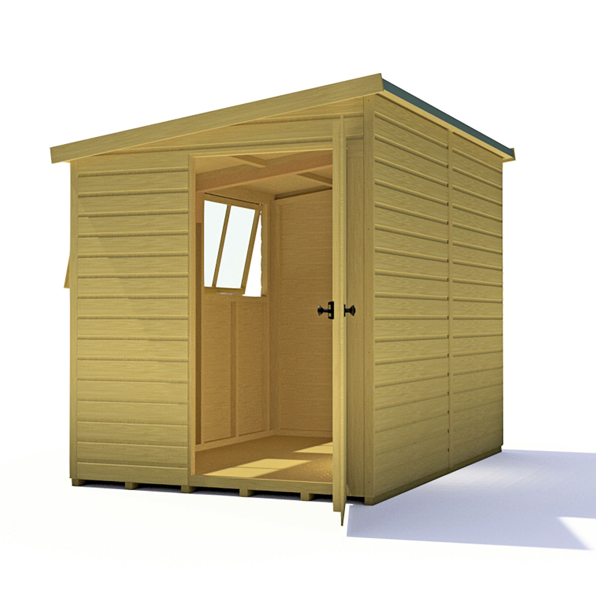 Norfolk SD Shiplap Style B Garden Shed | Single Door Shiplap Timber Garden Shed